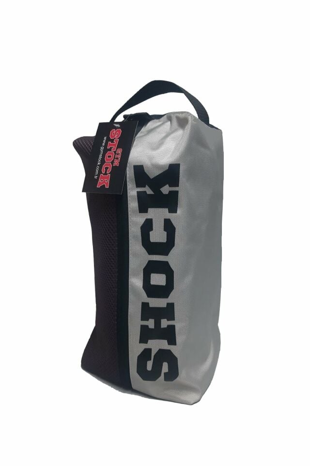Shock Team Pocket Bag Unisex Ayakkabı Terlik Çantası Gri/Bordo