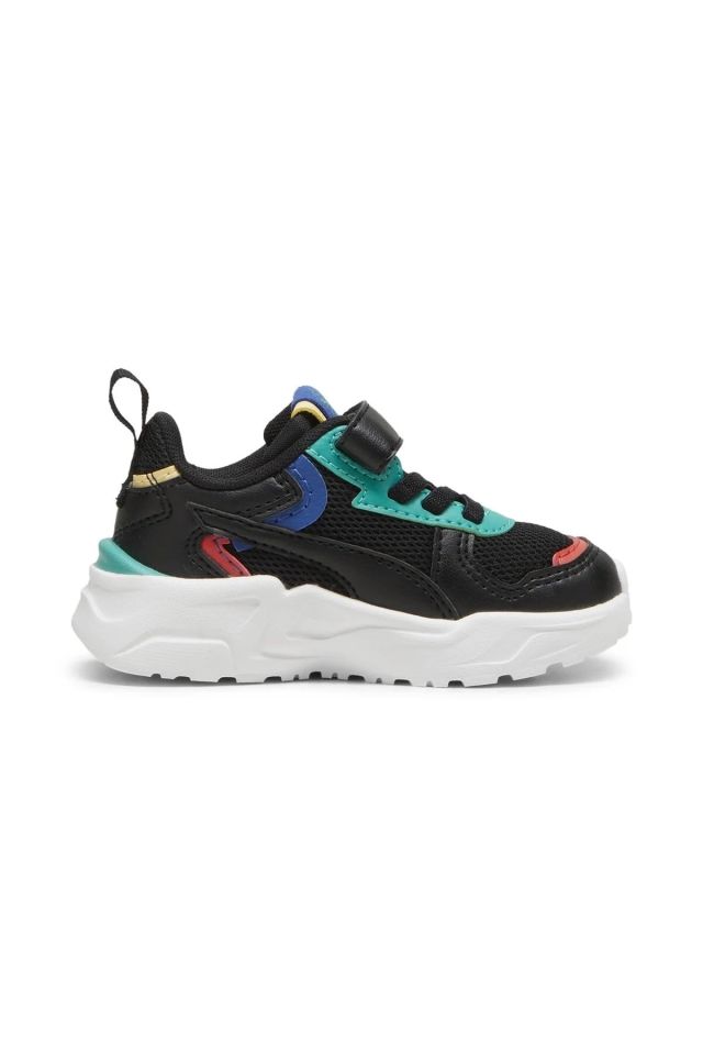 Puma Trinity Lite R, S, B AC+ Inf Black-Green-Cobalt Günlük Çocuk Ayakkabı Siyah 39546502 25