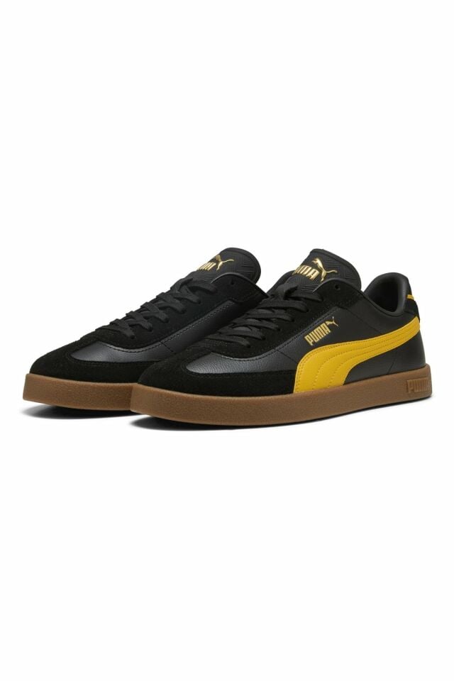 Puma Club II Era Erkek Spor Ayakkabı Siyah/Sarı 39744721