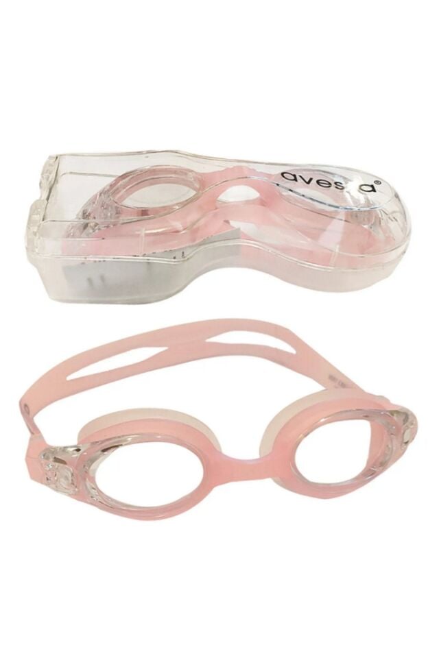 Avessa 9140 Yetişkin Silikon Yüzücü Gözlüğü Pembe