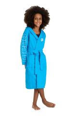 Arena Zeal Plus Jr Kız Erkek Çocuk Bornoz Mavi 005309401 8-9