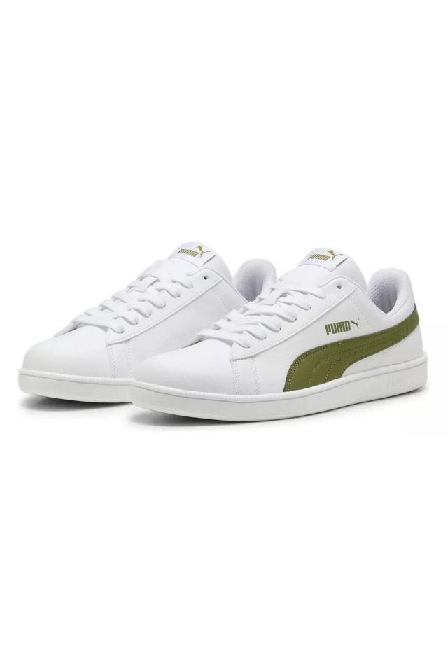 Puma Up Puma-White Olive-Green Erkek Günlük Sneaker Beyaz 37260544 44.5