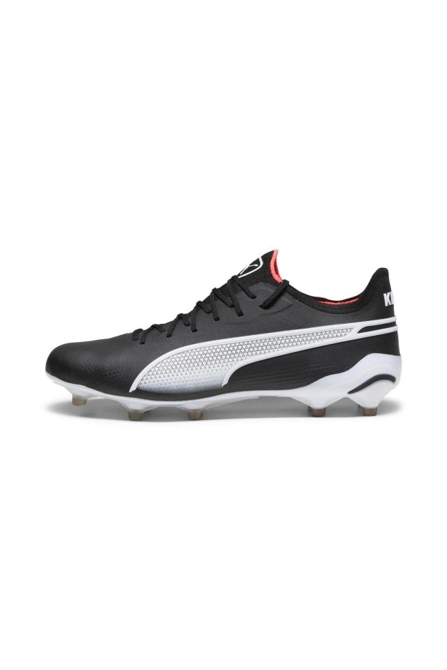 Puma King Ultimate FG/AG Puma-Black Puma-White Fire Orchid Erkek Futbol Krampon 10756301 44.5