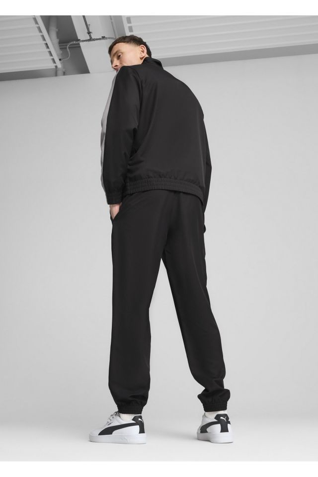 Puma Woven Colorblock Tracksuit Erkek Eşofman Takımı Siyah/Gri 68485601