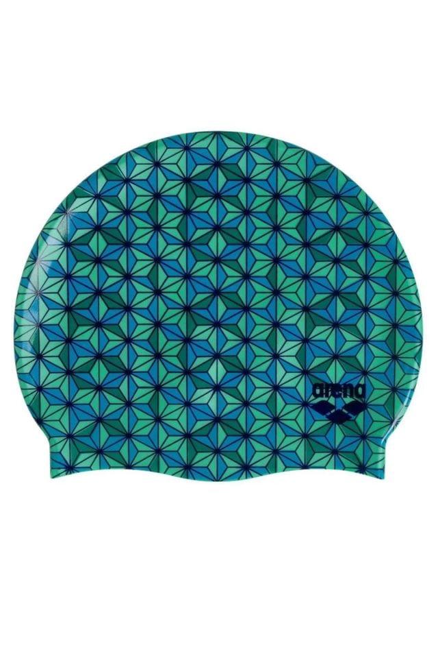 Arena Print 2 Bone Unisex Yüzücü Bone Yeşil 1E368224