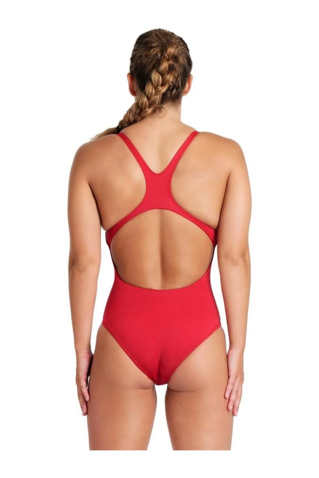 Arena Women's Team Swimsuit Swim Pro Solid Bermuda Bayan Yüzücü Mayo 32 Beden Kırmızı 4760450