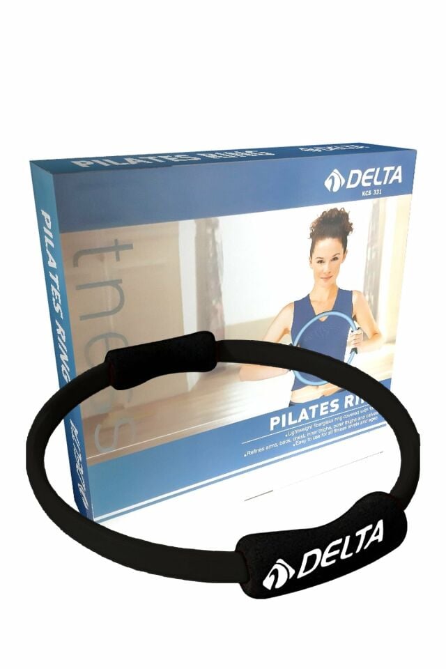 Delta KCS-331 Pilates Çemberi 35 Cm (Pilates Ring) Kutulu Siyah