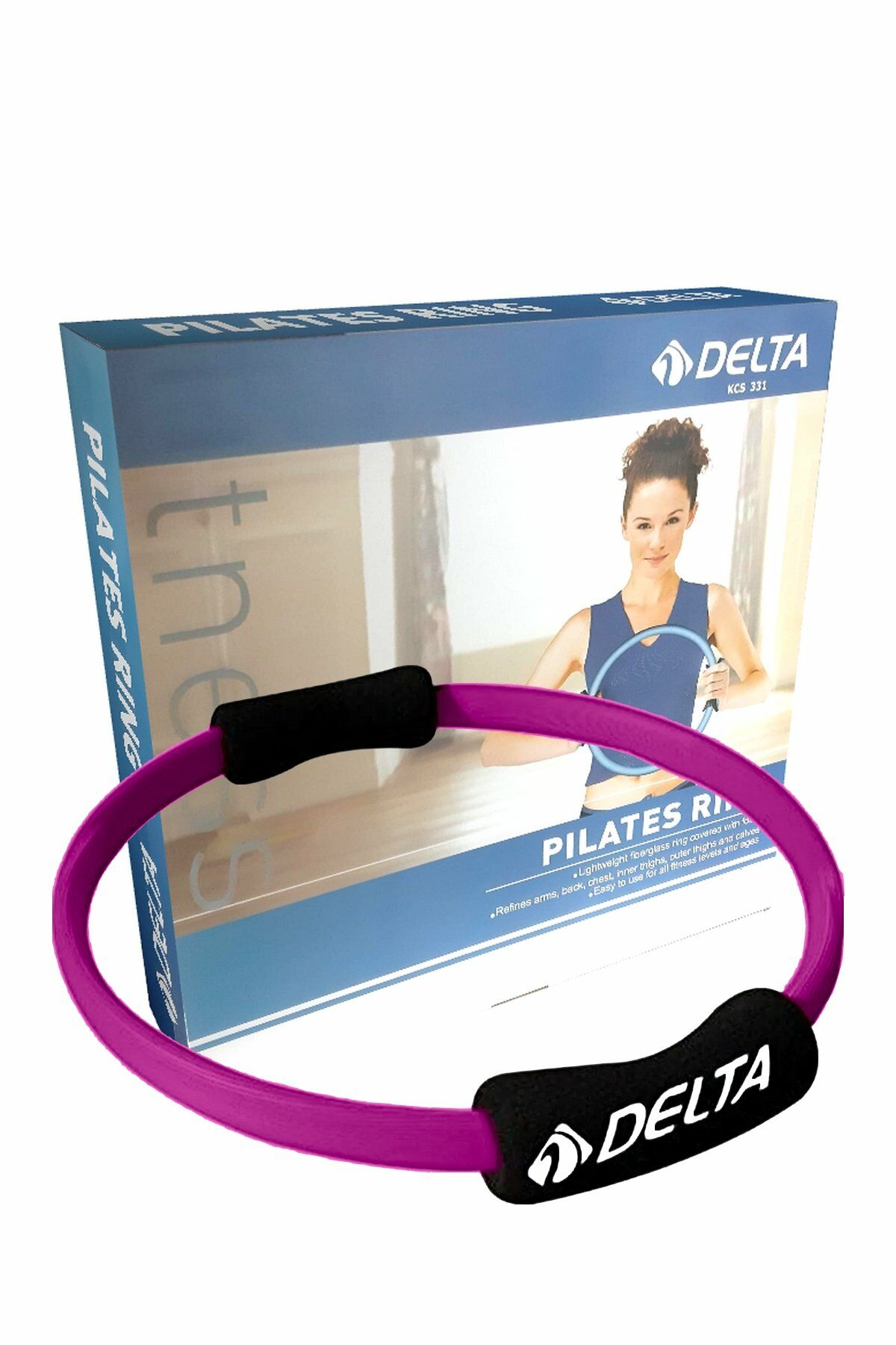 Delta KCF-955 Pilates Çemberi 35 Cm (Pilates Ring) Kutulu Pembe