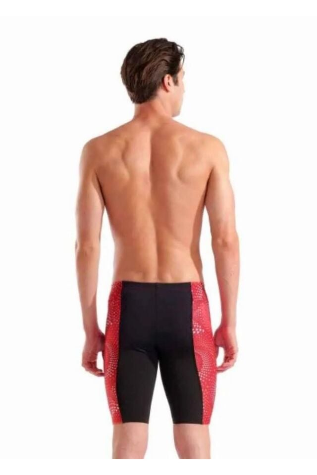 Arena Men's Fireflow Swim Jammer Erkek Yüzücü Jammer Siyah/Kırmızı 010159400