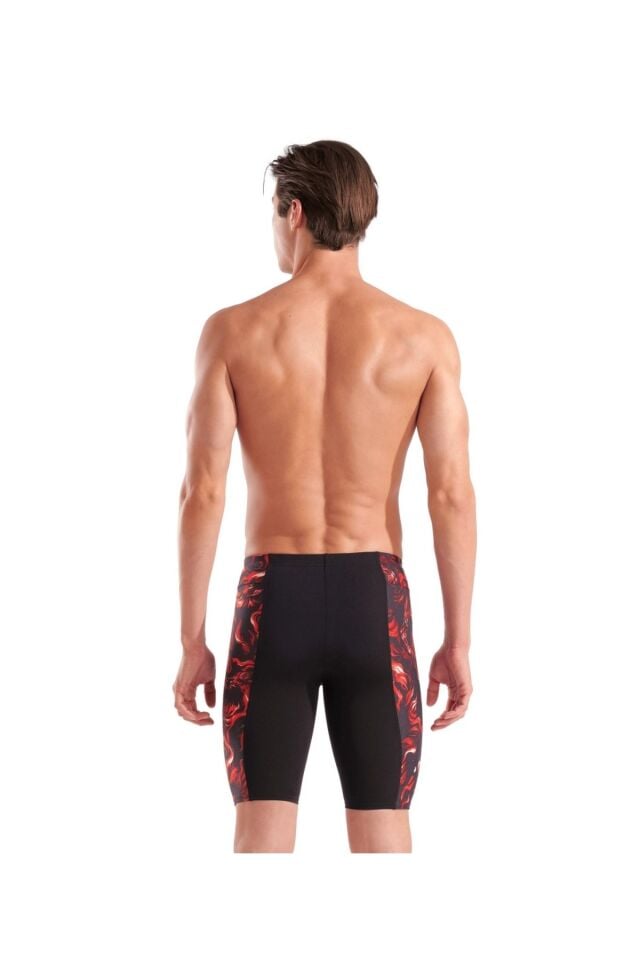 Arena Men's Graphic Swim Jammer Erkek Yüzücü Mayo Siyah/Desenli 010658550