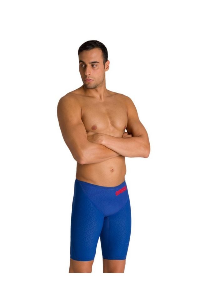 Arena Powerskin Carbon Glide Jammer Karbon Erkek Yarış Mayosu Blue/Orange 003665730
