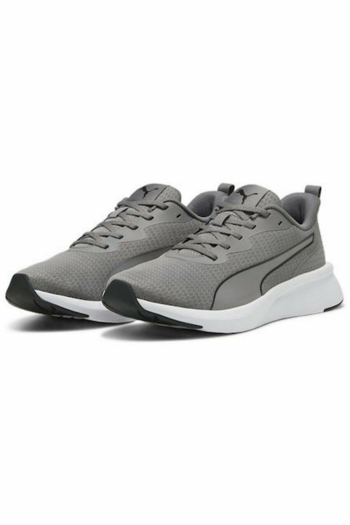 Puma Flyer Lite Cast Iron Puma-White Erkek Günlük Ayakkabı Gri 37877410 42