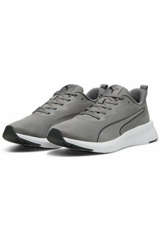 Puma Flyer Lite Cast Iron Puma-White Erkek Günlük Ayakkabı Gri 37877410 42