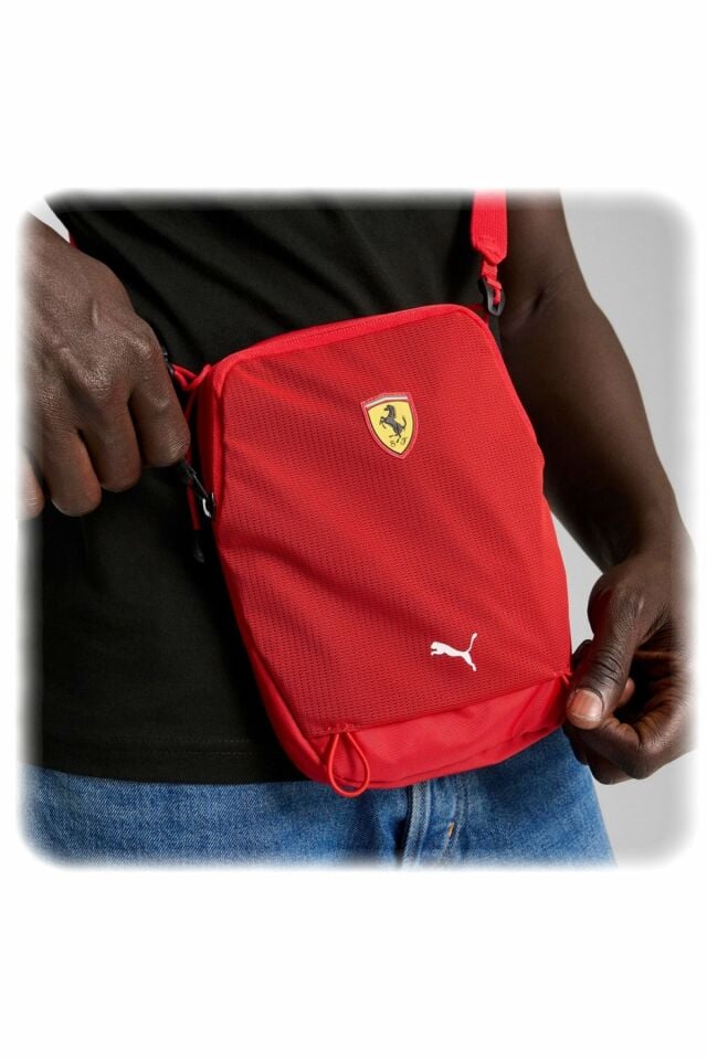 Puma Ferrari Race Portable Erkek Günlük Omuz Çantası Kırmızı 09066201