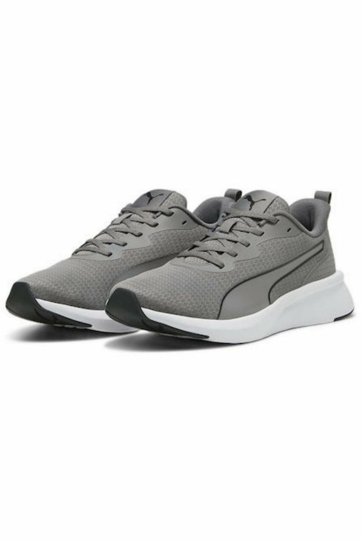 Puma Flyer Lite Cast Iron Puma-White Erkek Günlük Ayakkabı Gri 37877410 42.5