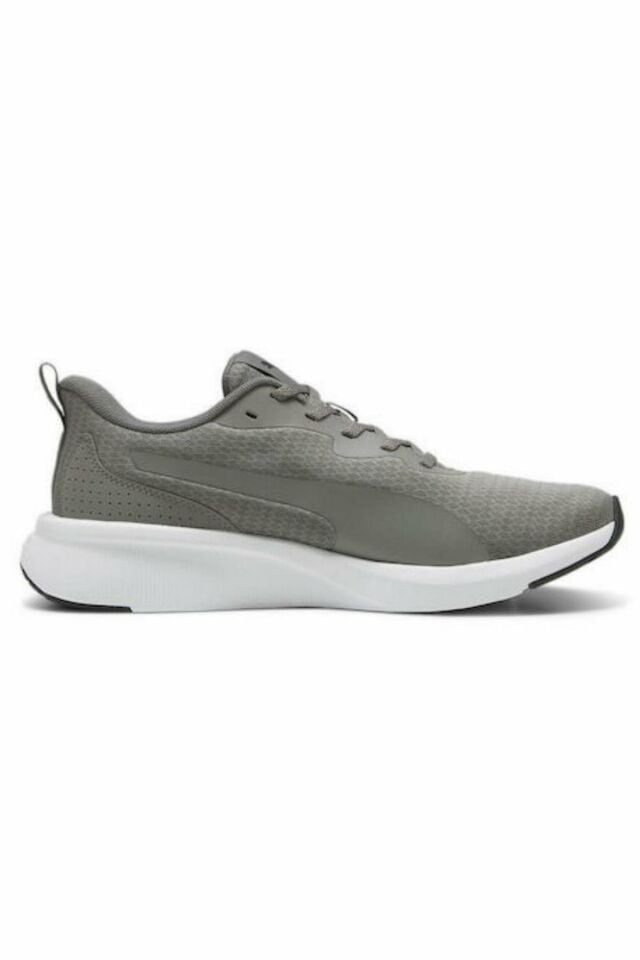 Puma Flyer Lite Cast Iron Puma-White Erkek Günlük Ayakkabı Gri 37877410 42.5