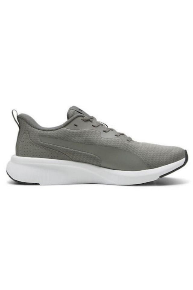 Puma Flyer Lite Cast Iron Puma-White Erkek Günlük Ayakkabı Gri 37877410 44.5