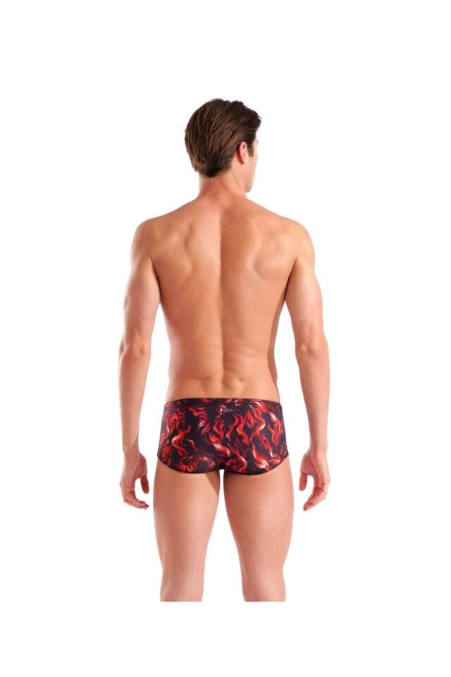 Arena Men's Graphic Swim Low Waist Short Erkek Yüzücü Düşük Bel Mayo Siyah 010766550