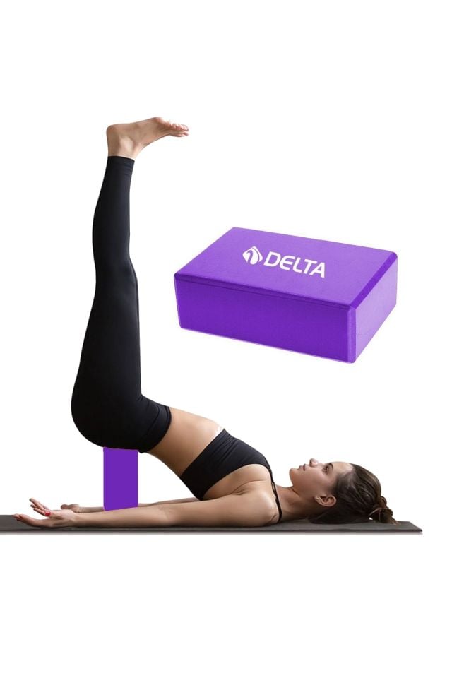 Delta PYB-321 Eva Yoga Köpük Blok Mor