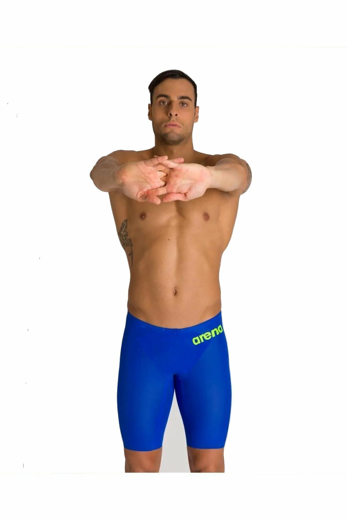 Arena Powerskin Carbon Air2 Jammer Erkek Karbon Yarış Mayosu Mavi 001130853 65