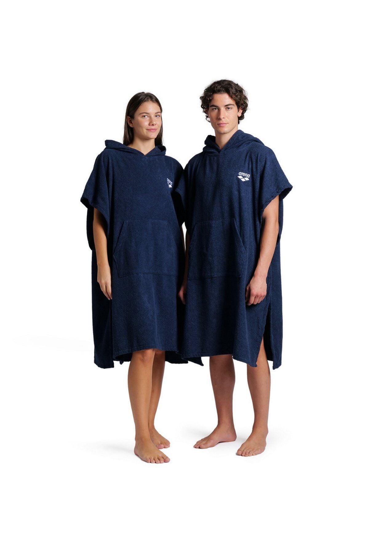Arena Cotton Poncho Unisex Pamuklu Plaj (L-XL) Beden Panço Lacivert 009651700