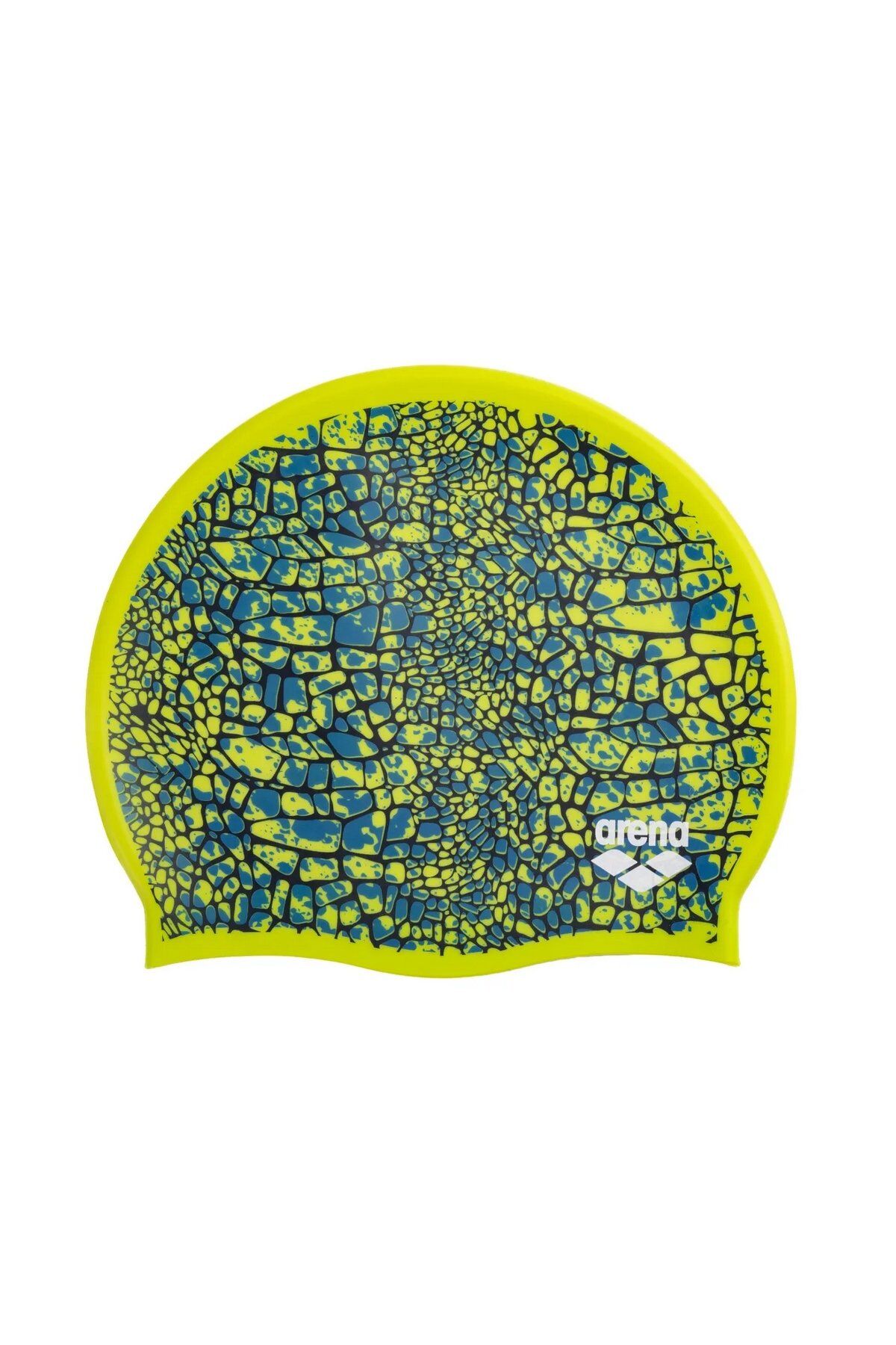 Arena Flat Silicone Snakeskin Unisex Silikon Yüzücü Bone Snakeskin Yeşil 012112506