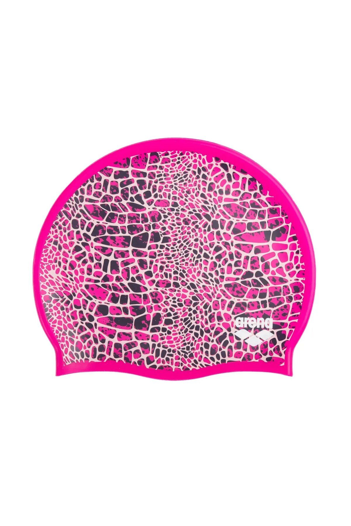 Arena Flat Silicone Snakeskin Unisex Silikon Yüzücü Bone Snakeskin Pembe 012112590