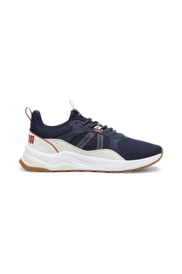 Puma Anzarun 2.0 Club Puma-Navy Vapor-Gray Red Erkek Günlük Spor Ayakkabı Lacivert 38921318
