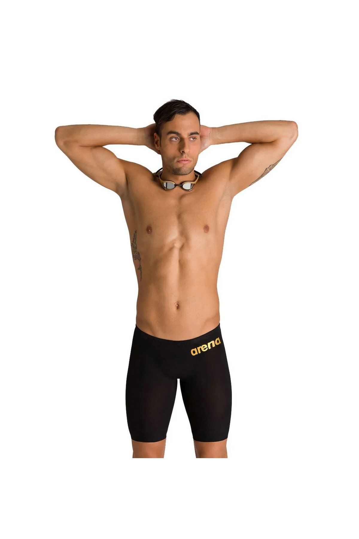 Arena Powerskin Carbon Air2 Jammer Erkek Karbon Yarış Mayosu Si̇yah 001130553 60