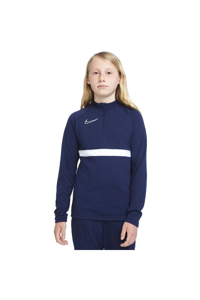 Nike Y Nk Df Acd21 Dril Top Çocuk Futbol Uzun Kollu Tişört Lacivert CW6112-451