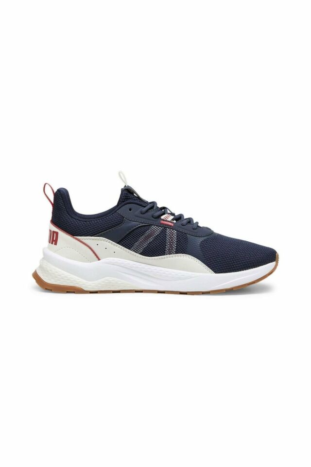Puma Anzarun 2.0 Club Puma-Navy Vapor-Gray Red Erkek Günlük Spor Ayakkabı Lacivert 38921318 42.5