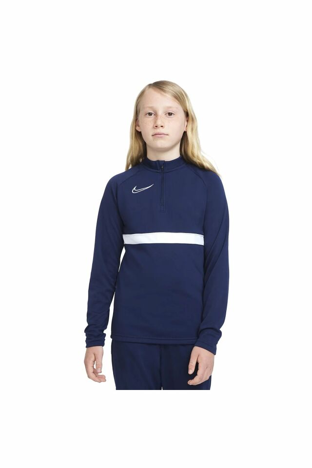 Nike Y Nk Df Acd21 Dril Top Çocuk Futbol Uzun Kollu Tişört Lacivert CW6112-451 L