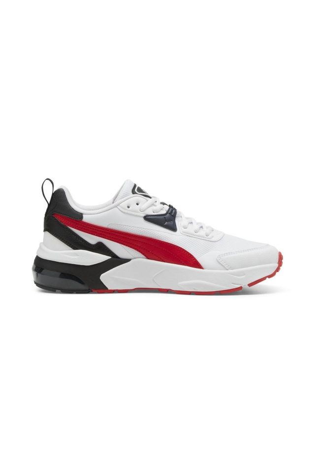 Puma Vis2K Puma-White Red Puma-Black Erkek Günlük Spor Ayakkabı Beyaz 39231814