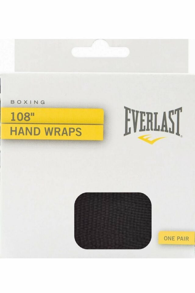 Everlast P00002513 Pro Style Hand Wraps 180'' Profesyonel Boks Bandaj Siyah