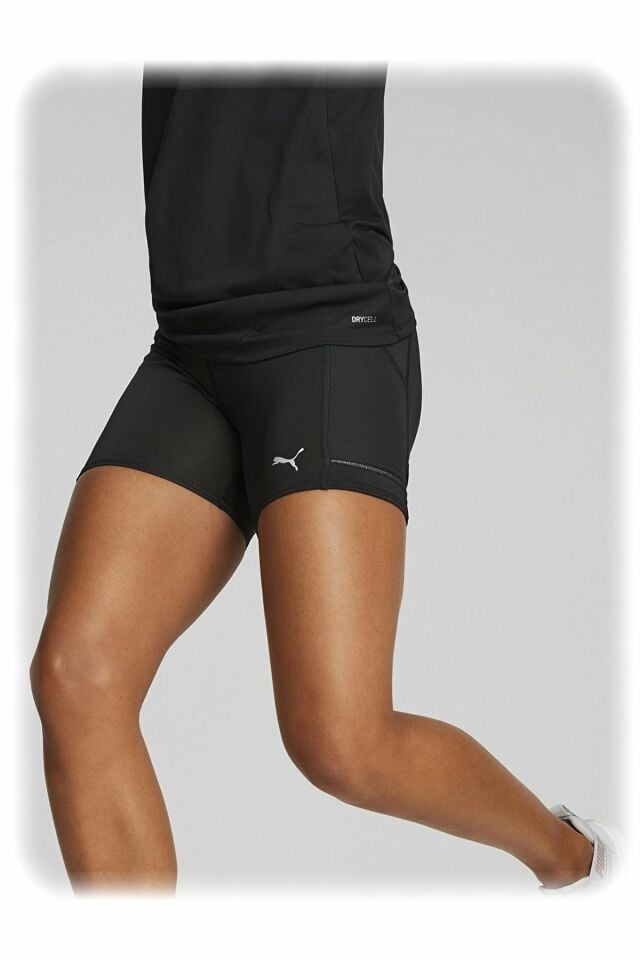Puma Run Favorite Short Tight W Bayan Kısa Spor Tayt Siyah 52317701
