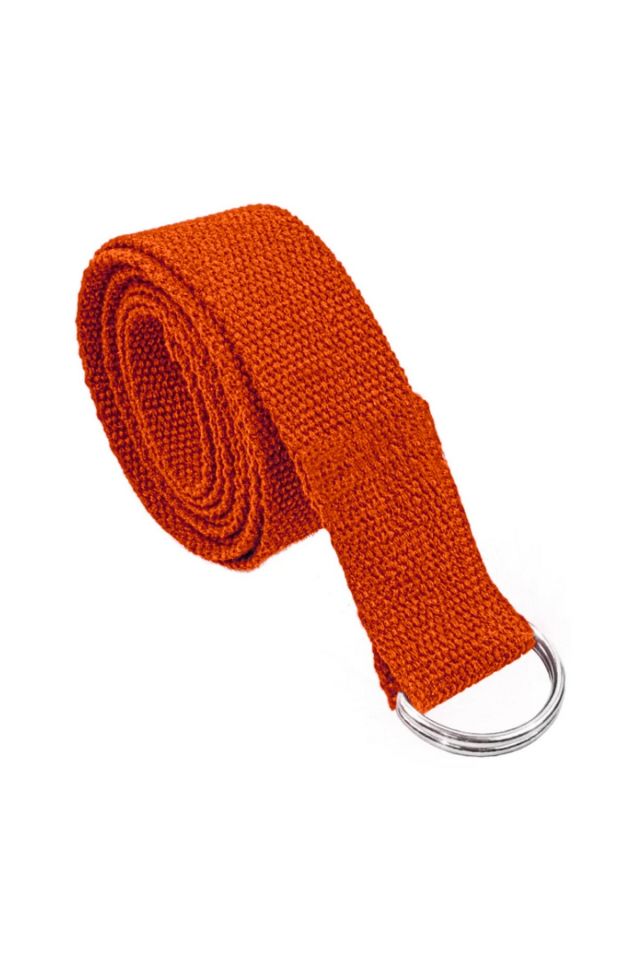 Avessa Örgü Kumaş Yoga Kemeri Turuncu