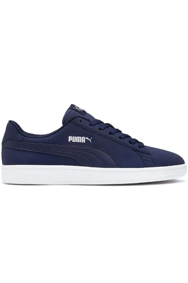 Puma Smash V2 Buck Peacot Puma-Silver Puma-White Erkek Spor Ayakkabı Lacivert 36516015