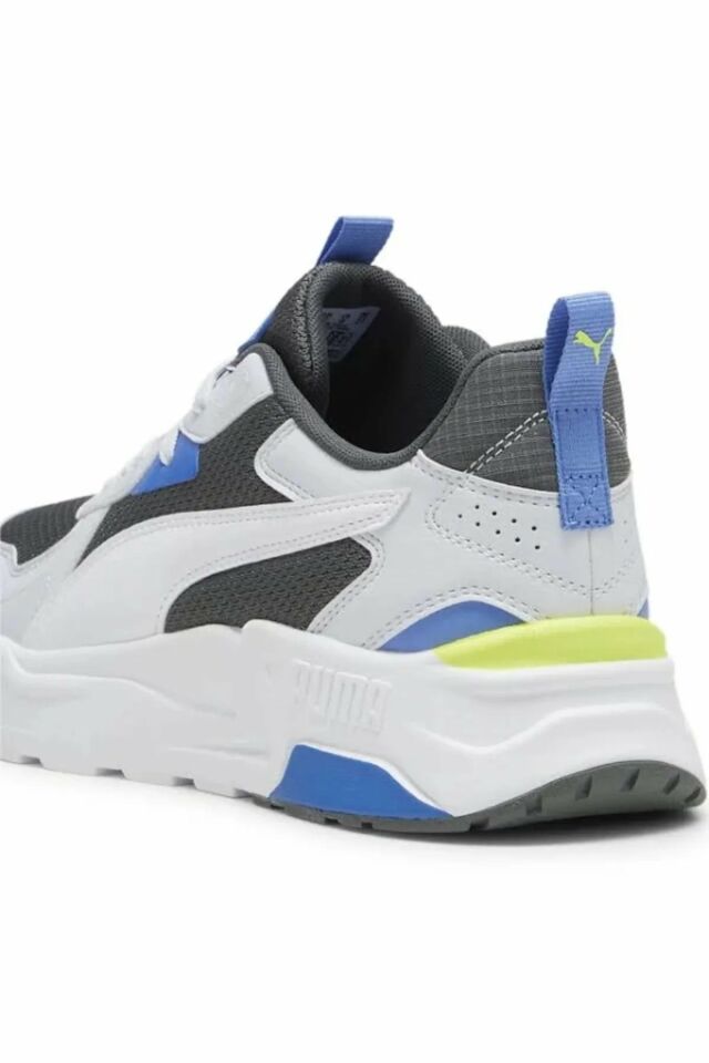 Puma Trinity Lite Gray-White-Silver Mist-Lime Erkek Günlük Spor Ayakkabı Gri 38929218 42.5