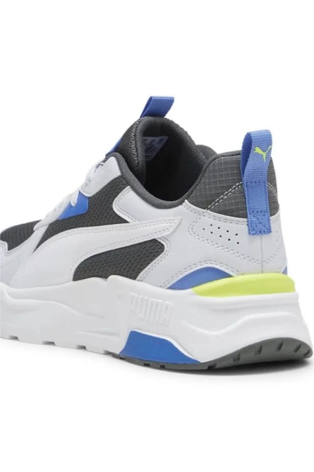 Puma Trinity Lite Gray-White-Silver Mist-Lime Erkek Günlük Spor Ayakkabı Gri 38929218 45