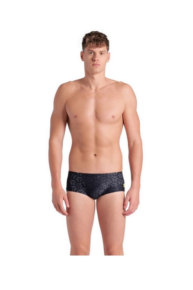 Arena Men's Monogram Swim Low Waist Short Erkek Yüzücü Mayo Siyah 007922550