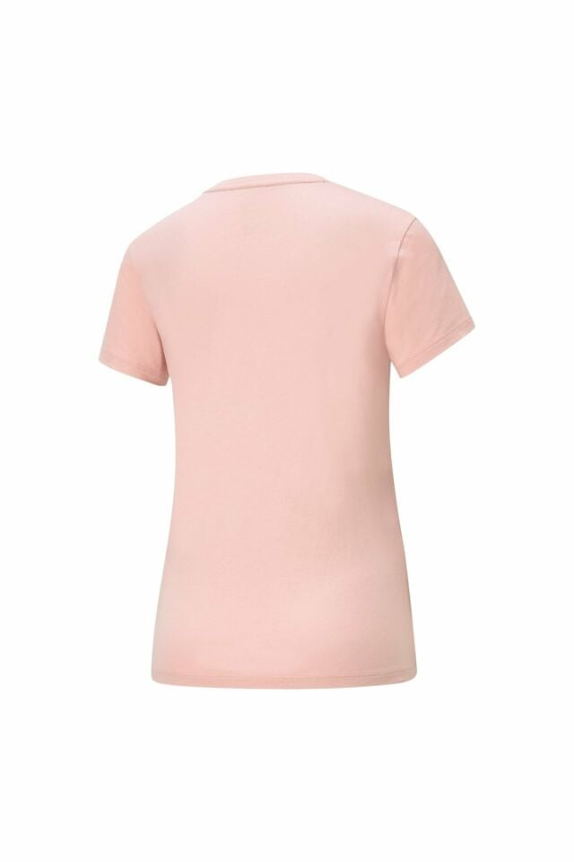 Puma Ess Logo Tee Sportstyle Bayan Günlük Tişört Pembe 58677480