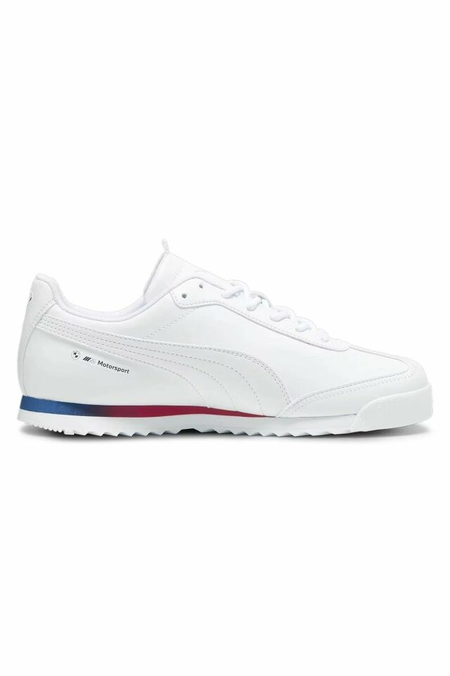 Puma BMW MMS Roma Via Puma-White Cool-Cobalt Erkek Günlük Spor Ayakkabı Beyaz 30803302 42.5