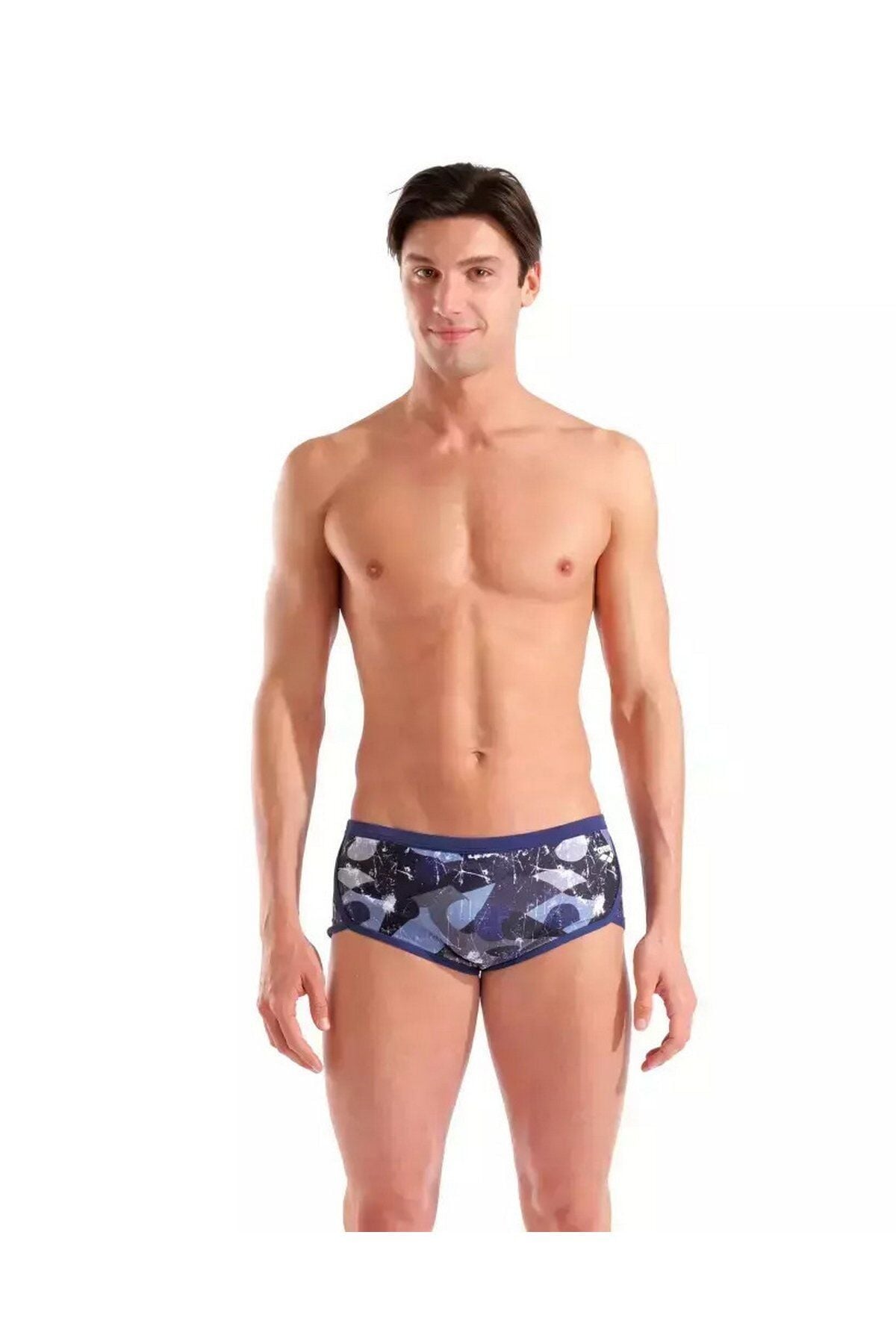 Arena Men's Scratched Swim Low Waist Short Erkek Düşük Bel Yüzücü Mayo Lacivert/Desenli 010293570 70