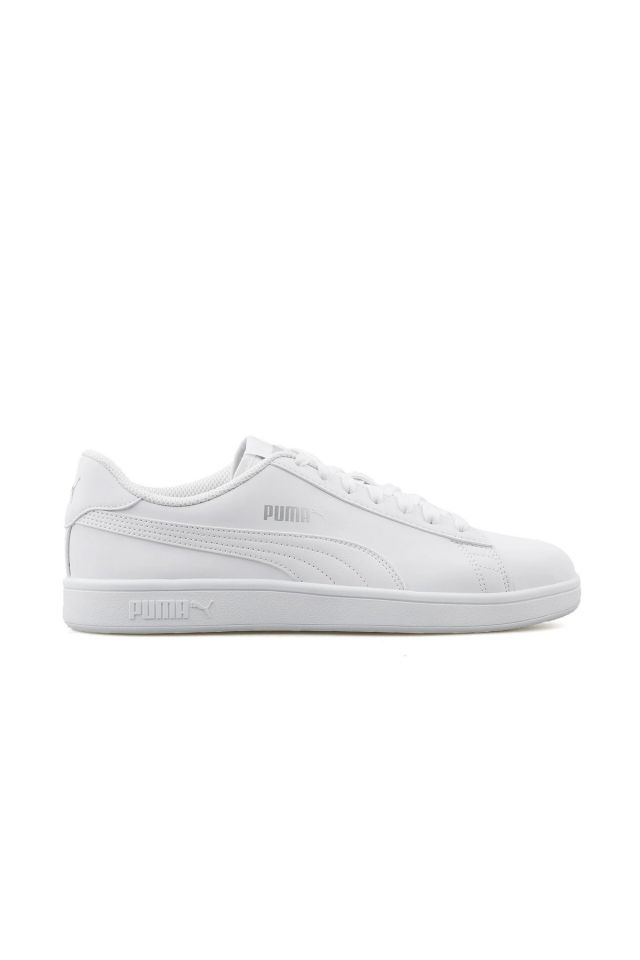 Puma Smash V2 Buck Puma-White Puma-Silver Erkek Spor Ayakkabı Beyaz 36516073