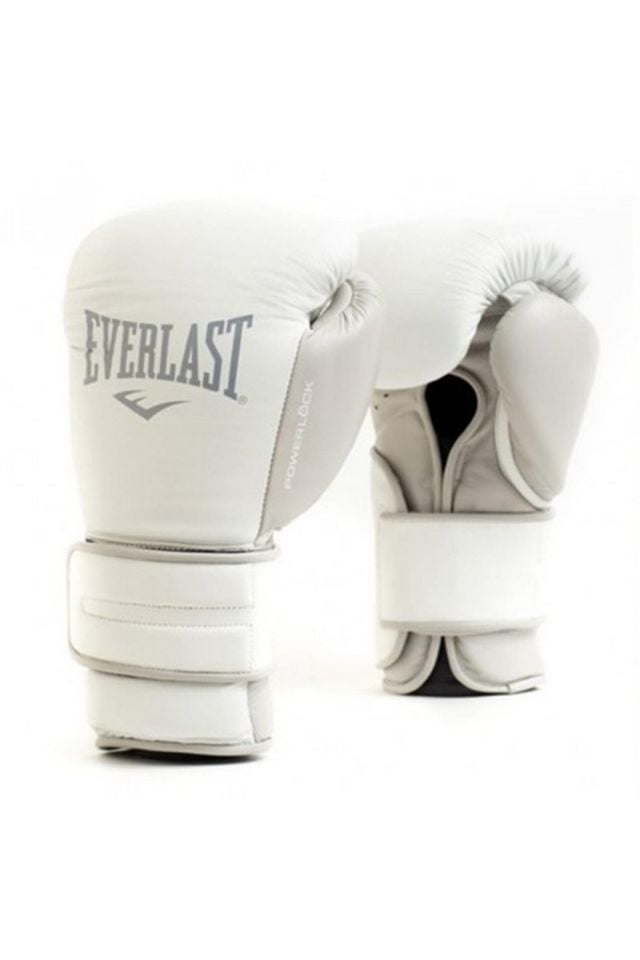 Everlast 870480-70 Powerlock 2 Pro H&L Training Boxing Gloves Boks Eldiveni Beyaz/Gri 16 Oz