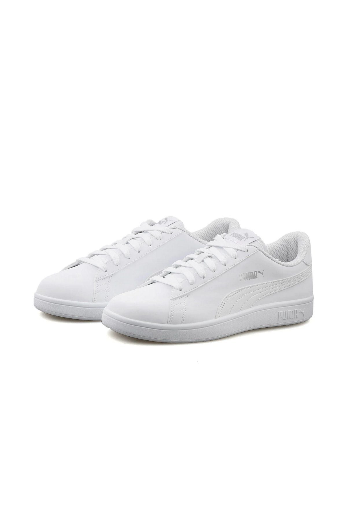 Puma Smash V2 Buck Puma-White Puma-Silver Erkek Spor Ayakkabı Beyaz 36516073 43