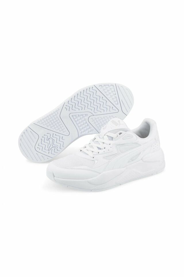 Puma X-Ray Speed Puma-White Gray Violet Erkek Günlük Spor Ayakkabı Beyaz 38463802 42