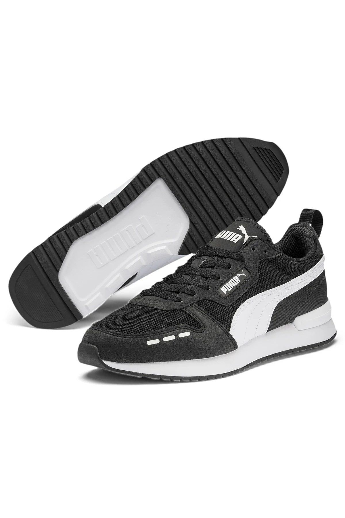 Puma R78 Puma-Black Puma-White Erkek Günlük Spor Ayakkabı Siyah 37311701