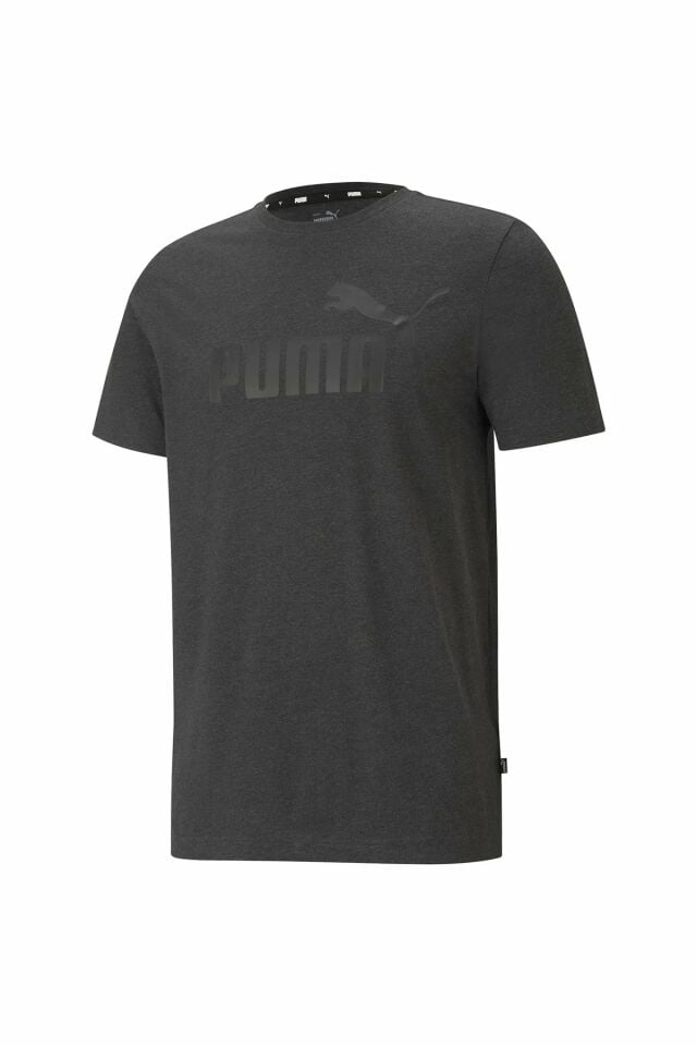 Puma ESS Heather Tee Sportstyle Erkek Günlük Tişört Gri 58673607