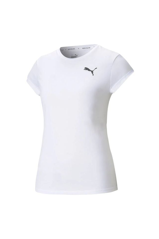 Puma Active Tee Sportstyle Unisex Günlük Tişört Beyaz 58685702
